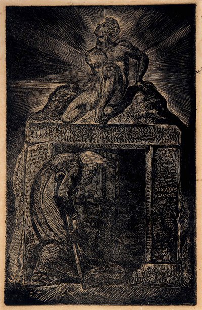 Deur van de dood door William Blake